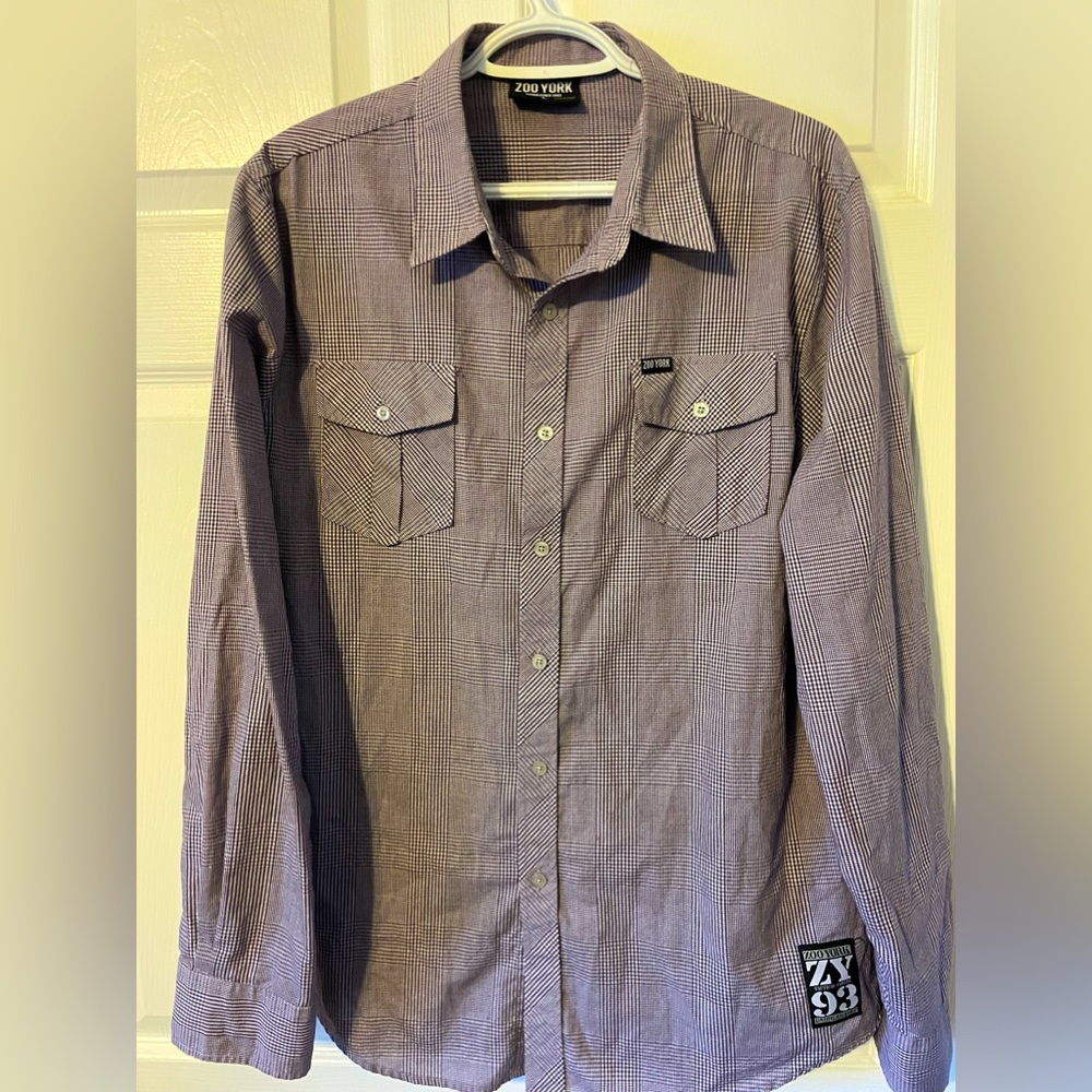 Mens large (L) plaid long sleeve.